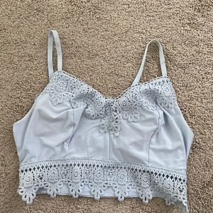 Mudd light blue bralette. Size large.